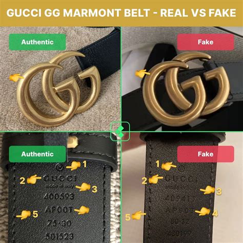 gucci print small belt bag fake|how to check gucci belt.